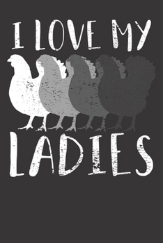 Paperback Notebook: Chicken Chick Hen Dot Grid 6x9 120 Pages Book