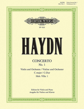 Paperback Violin Concerto in C Hob. Viia:1 (Edition for Violin and Piano) Book