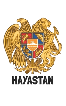 Hayastan: Handy journal notebook diary with blank lined paper to write in (Europe)