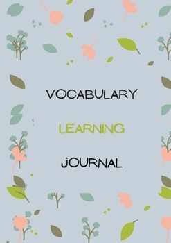 Paperback Vocabulary Journal: A Focus on Vocabulary Book