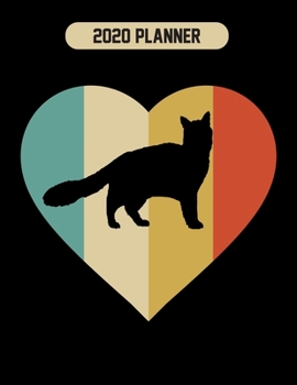 2020 Planner: Turkish Van Cat Weekly Planner Includes Daily Planner & Monthly Overview | Personal Organizer With 2020 Calendar | 8.5x11 Inch White Paper