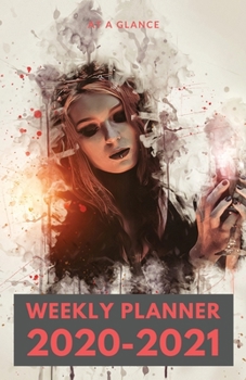 Paperback At a Glance 2020-2021 Weekly Planner: Magical Witch 2 Year / 24 Month Pocket Planner Organizer for Purse - Jan 2020 - Dec 2021 Calendar - Size: 5.5" x Book