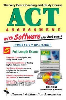 Paperback ACT Assessment W/ CD-ROM (Rea) - The Best Coaching & Study Course [With *] Book