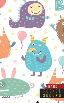 Pocket Sudoku Hard: 158 Hard Sudoku Puzzles with Solutions - Pocket Sudoku Puzzle Books - Large Print Sudoku Puzzle Books For Adults - Sudoku For Seniors - Travel Size - Alien UFO Space Gift Present