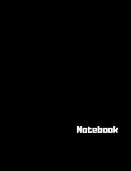 Paperback Notebook: Black Composition Notebook Book