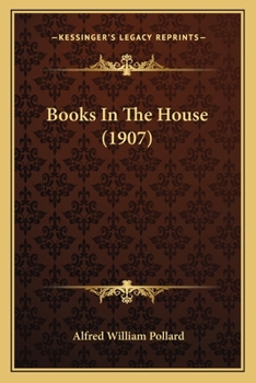 Paperback Books In The House (1907) Book