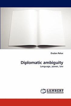 Paperback Diplomatic Ambiguity Book