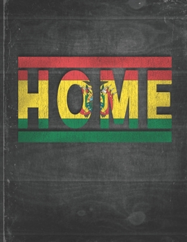 Home: Bolivia Flag Personalized Retro Gift for Bolivian Retired Coworker Friend Party  Undated Planner Daily Weekly Monthly Calendar Organizer Journal