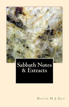 Paperback Sabbath Notes & Extracts Book