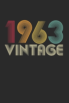 Vintage notebook paper 1963 Birthday 57th Gift