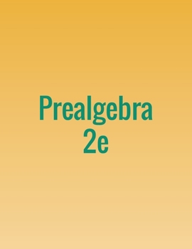 Paperback Prealgebra 2e Book