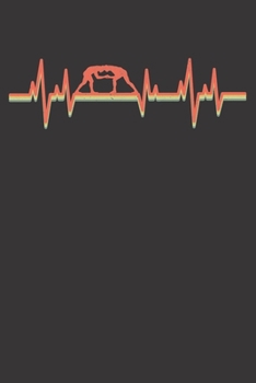 Paperback Notebook: Wrestling Dot Grid 6x9 120 Pages Book