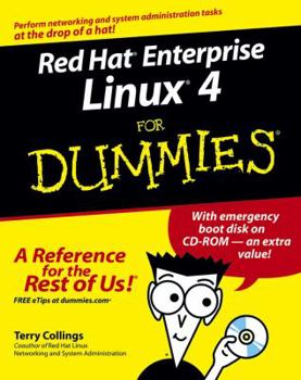 Paperback Red Hat Enterprise Linux 4 for Dummies Book