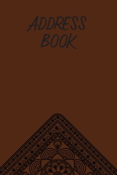 Brown Hanky Address Book: Contact Information and Details For Your Mates, Online Pals and Others