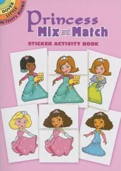 Paperback Princess Mix and Match: Sticker Activity Book