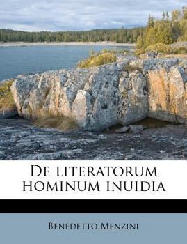 Paperback de Literatorum Hominum Inuidia [Italian] Book