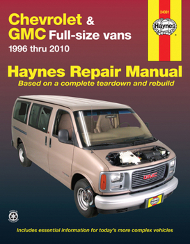 Paperback Chevrolet & GMC Full Size Vans 1996-2010 Book