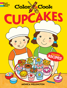 Paperback Color & Cook Cupcakes Book