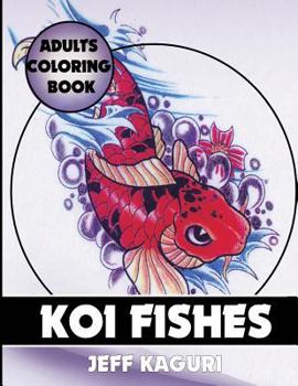 Paperback Adults Coloring Book: Koi Fishes Book