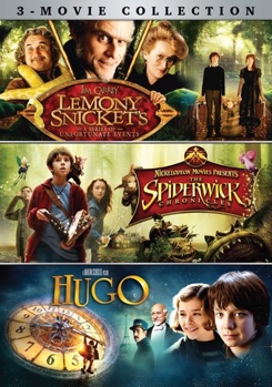 DVD Lemony Snicket's A Series of Unfortunate Events / The Spiderwick Chronicles / Hugo Book