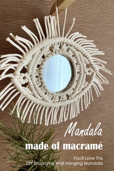 Mandala made of macram?: You'll Love This DIY Macrame Wall Hanging Mandala: Black and White