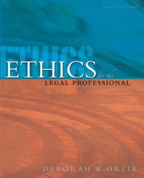 Paperback Ethics for the Legal Professional Book