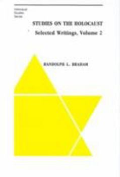 Hardcover Studies on the Holocaust: Selected Writings Book