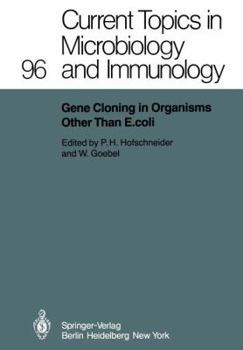 Paperback Gene Cloning in Organisms Other Than E. Coli Book