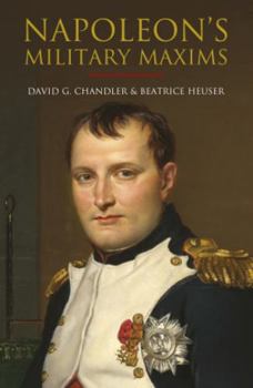 Hardcover Napoleon's Military Maxims Book