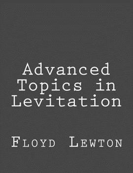 Paperback Advanced Topics in Levitation Book