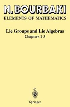 Paperback Lie Groups and Lie Algebras: Chapters 1-3 Book