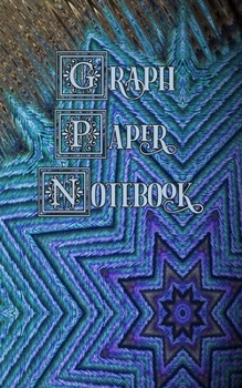 Paperback Graph Paper Notebook: Peacock Water, Blue, Green and Tan - Quad Ruled Paper 4x4, Small Convenient Size Book
