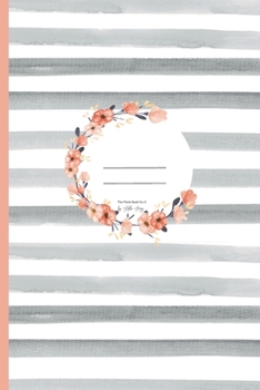 Paperback Notes &#10045; The Floral Book No 9 by Hilla May: Notizbuch mit 50 Seiten &#10045; 15,24 x 22,86 cm &#10045; liniert &#10045; Papier: cream &#10045; C [German] Book