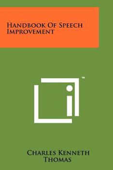 Paperback Handbook Of Speech Improvement Book