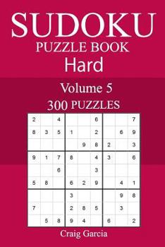 Paperback 300 Hard Sudoku Puzzle Book