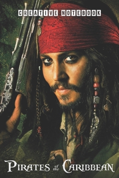 PIRATES OF CARIBBERIAN Creative Notebook: Organize Notes, Ideas, Follow Up, Project Management, 6" x 9" (15.24 x 22.86 cm) - 110 Pages - Durable Soft Cover - Line