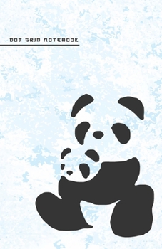 Paperback Dot Grid Notebook: Adorable Mommy and Baby Panda Bear Dotted Journal and Planner, Cute Dot Notebook and Organizer for Unique and Creative Book
