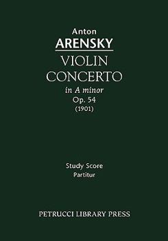 Paperback Violin Concerto, Op.54: Study score Book