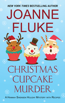 Hardcover Christmas Cupcake Murder [Large Print] Book