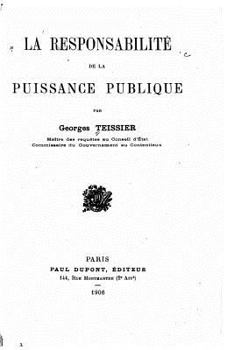 Paperback La responsabilité de la puissance publique [French] Book