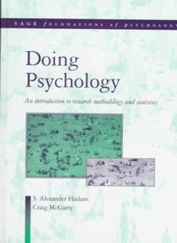 Doing Psychology: An Introduction to Research Methodology and Statistics (SAGE Foundations of Psychology series) - Book  of the SAGE Foundations of Psychology