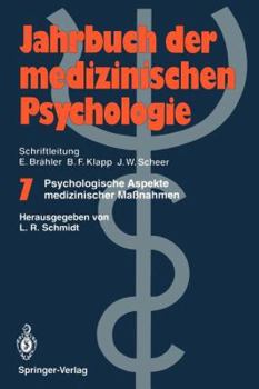 Paperback Psychologische Aspekte Medizinischer Maßnahmen [German] Book