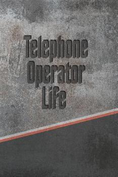 Telephone Operator Life: Personalized Isometric Dot Notebook 120 pages 6"x9"
