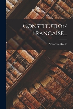 Paperback Constitution Française... [French] Book