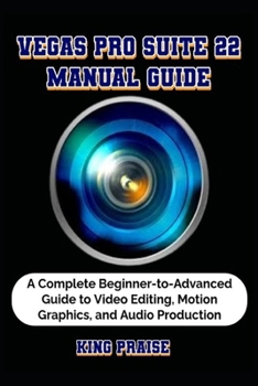Paperback VEGAS PRO SUITE 22 MANUAL GUIDE: A Complete Beginner-to-Advanced Guide to Video Editing, Motion Graphics, and Audio Production Book