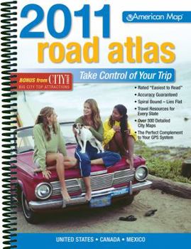 Spiral-bound United States Road Atlas 2011 Standard Book