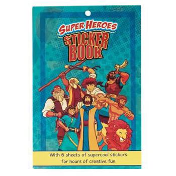 Paperback Sticker Book Super Heroes Book