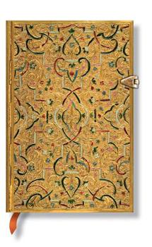 Hardcover Gold Inlay Mini Lined Hardcover Journal, 208pg, 85gsm by Paperblanks (Gold Inlay) Book