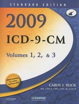 Paperback 2009 ICD-9-CM, Volumes 1, 2, & 3: Standard Edition Book