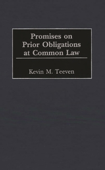 Hardcover Promises on Prior Obligations at Common Law Book